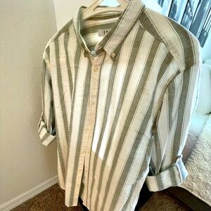 Men’s slim fit striped shirt. Slim fit EU and US Medium